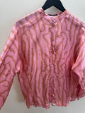 Luisa Cerano blur stripe shirt Rose/camel Size 14