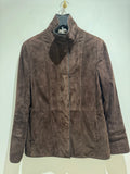 John Lewis suede jacket Brown size UK12