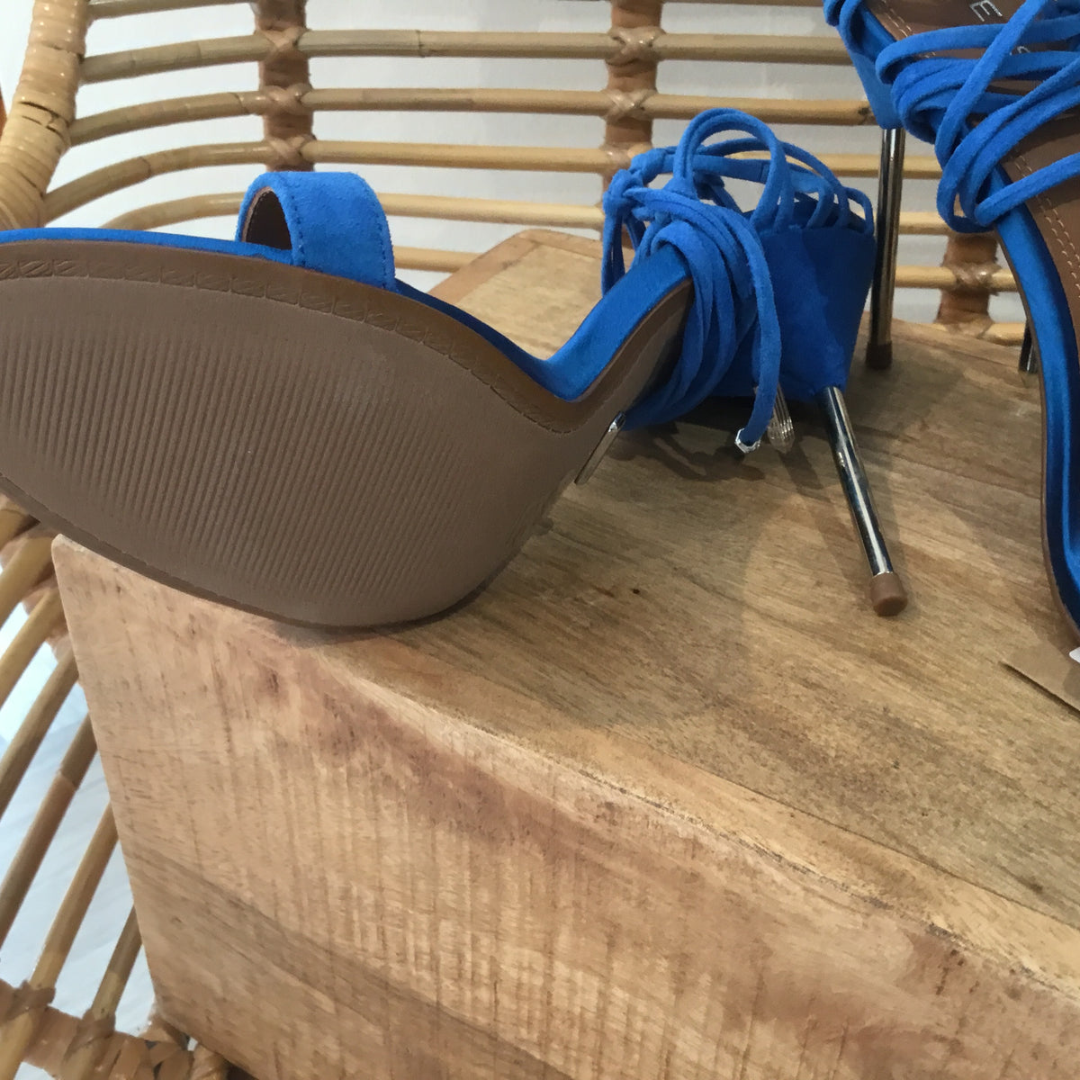 Reiss 'Zhane' suede sandal Electric Blue size 5