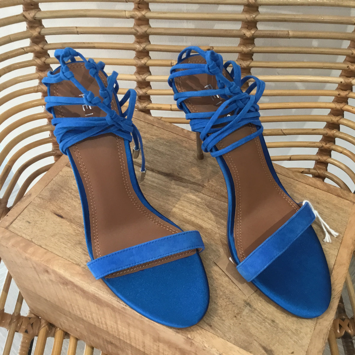 Reiss 'Zhane' suede sandal Electric Blue size 5