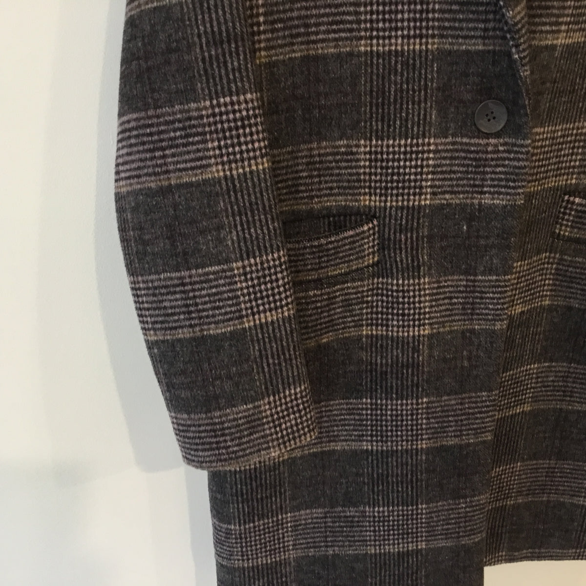 Farhi wool check coat Grey/Pink Size 12