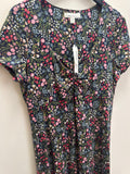 Seasalt Cornwall Dress Secret Cove Floral Navy/Multi 14