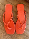 Next Toe Post Sandal Orange Size 6