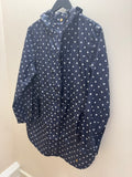 Joules Coat Navy/White Size Medium
