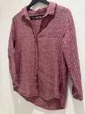 Poetry waffle shirt Red/white Size 12