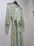 Whistles floral dress White/yellow/green Size 6