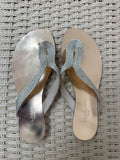 LK Bennett Sandal Gold Braid Thong 38