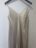 Joseph silk Midi Slip Dress Champagne Size 40