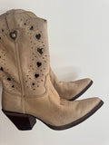 Durango Boots Punch Out Heart Cowboy Stone UK 5.5