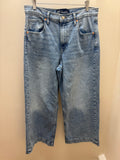 Gap Wide Leg Crop Jeans Light Wash 12, 31R