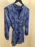 Zara Tunic Paisley Print Blues Large