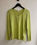 Celtic & Co slub jersey top Fennel Size 10