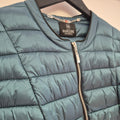Madeleine quilted padded Jacket Teal Size 12