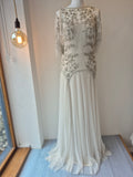 Phase Eight 'Louise' embellished bridal gown Ivory Size 12
