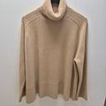 Reiss Jumper Camel Cashmere Blend Rollneck Large
