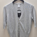 Madeleine Short Sleeve Cardigan Grey Size 10/12