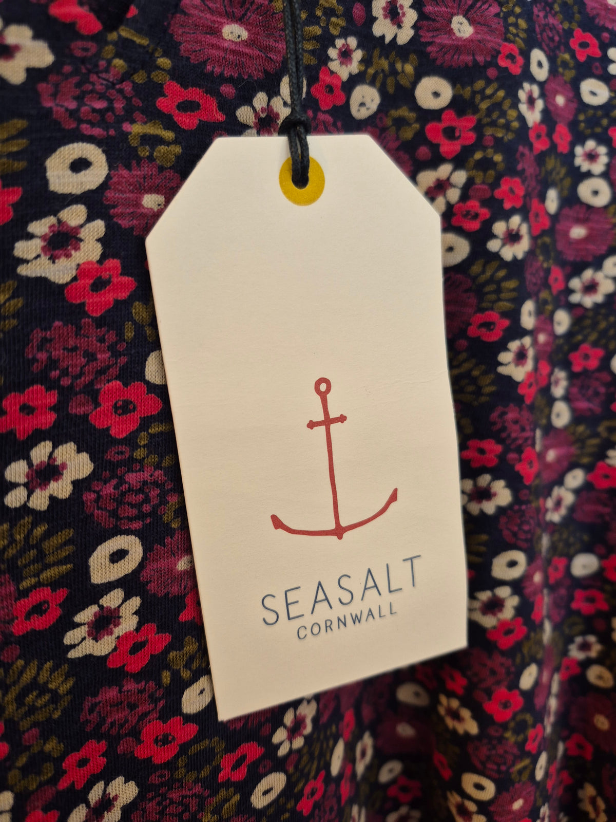 Seasalt Cornwall Organic Cotton Tunic Ditsy print Size 12