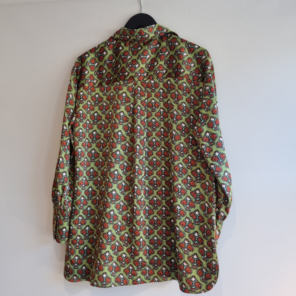 Day Birger Et Mikkelsen Shirt Green/Rust Geo pattern Size 40