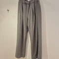 ME + EM Wool Blend Trouser Grey Herringbone Size 12