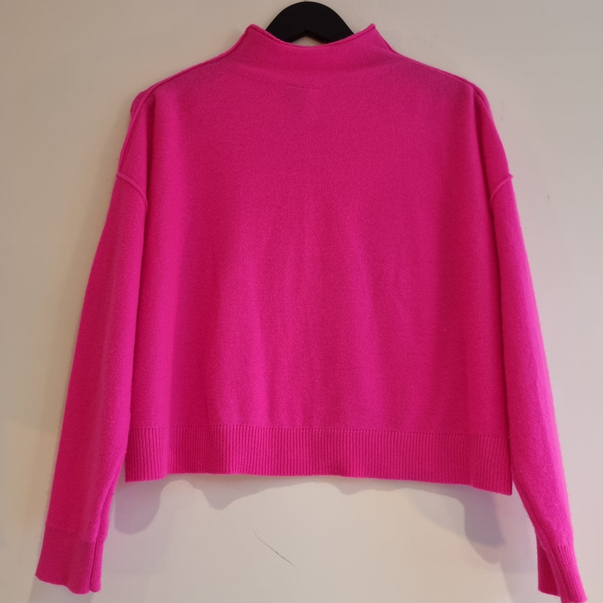 Pilcro cashmere crop jumper Neon Pink Size XS