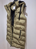 Rino & Pelle Outerwear Hooded Gilet Olive/Black Size 38