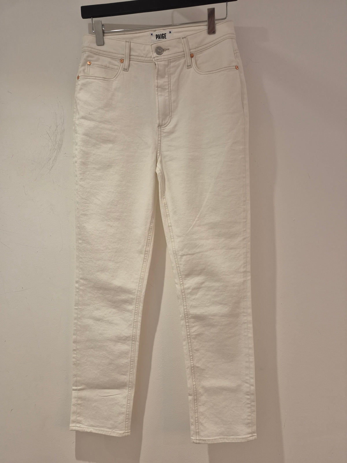 Paige slim jean Winter White Size 10