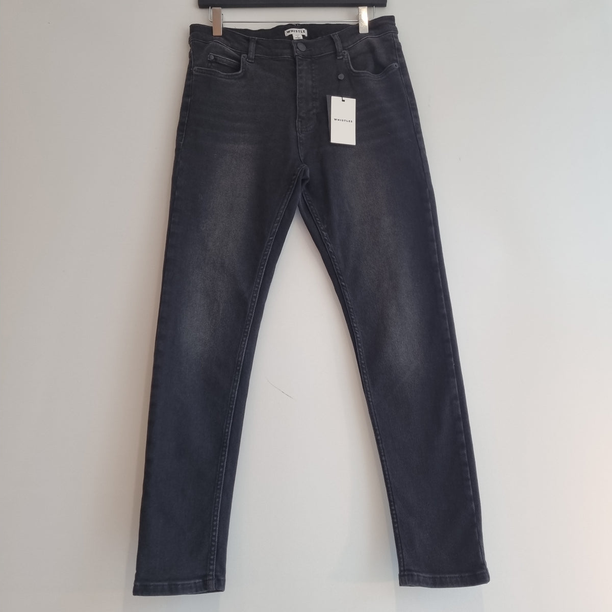 Whistles sculpted skinny jean Black Size 30