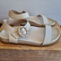 Russell & Bromley leather Ariel Sandal Bone Size 40