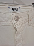 Paige slim jean Winter White Size 10
