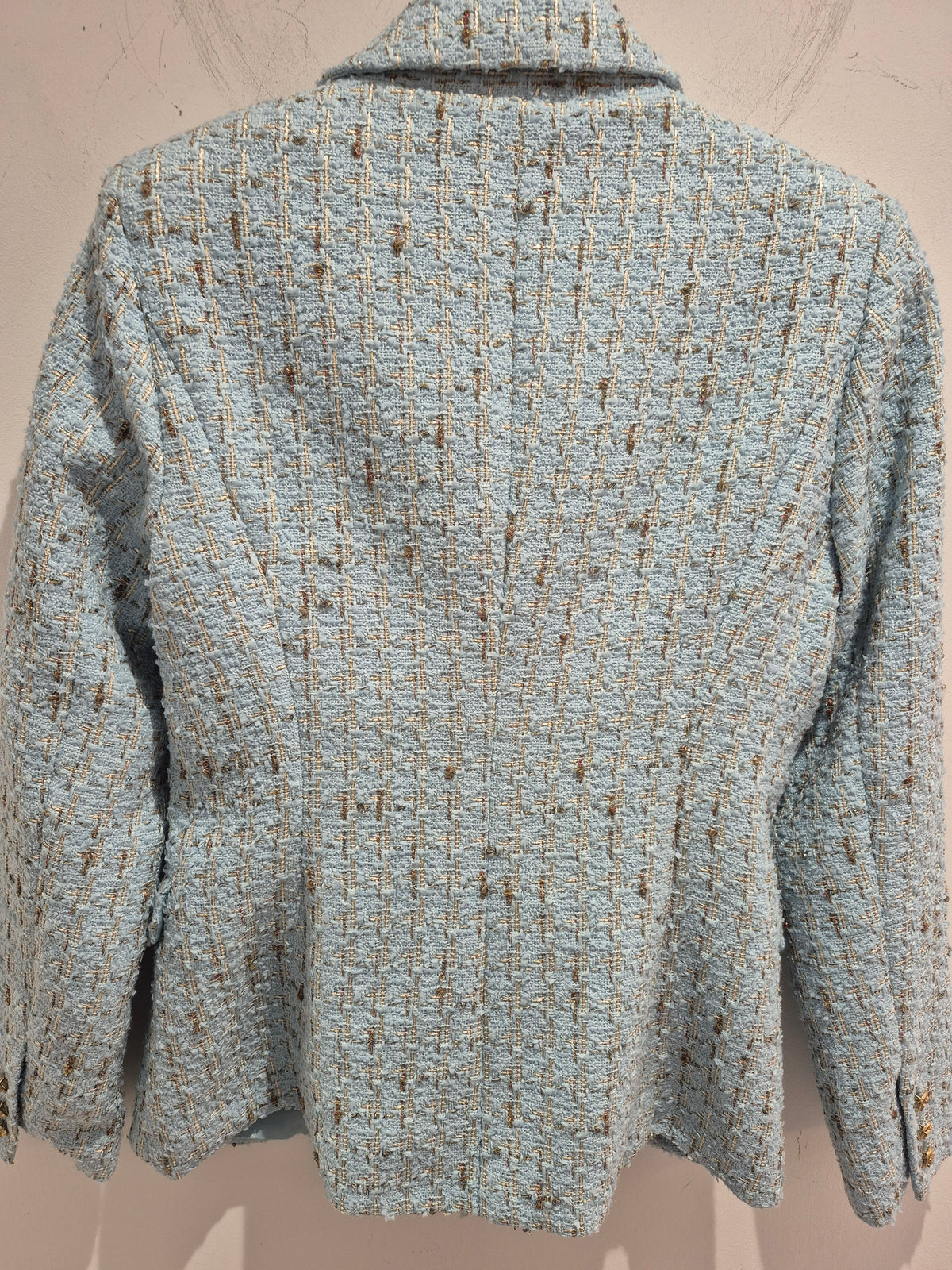 Attentif Boucle Jacket Ice Blue/Metallic Size 38