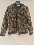 Zara Embellished Cardigan Olive Size XL