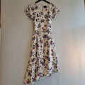 Phase Eight 'Lorel' Floral print dress Ivory/Lilac/Lime Size 14