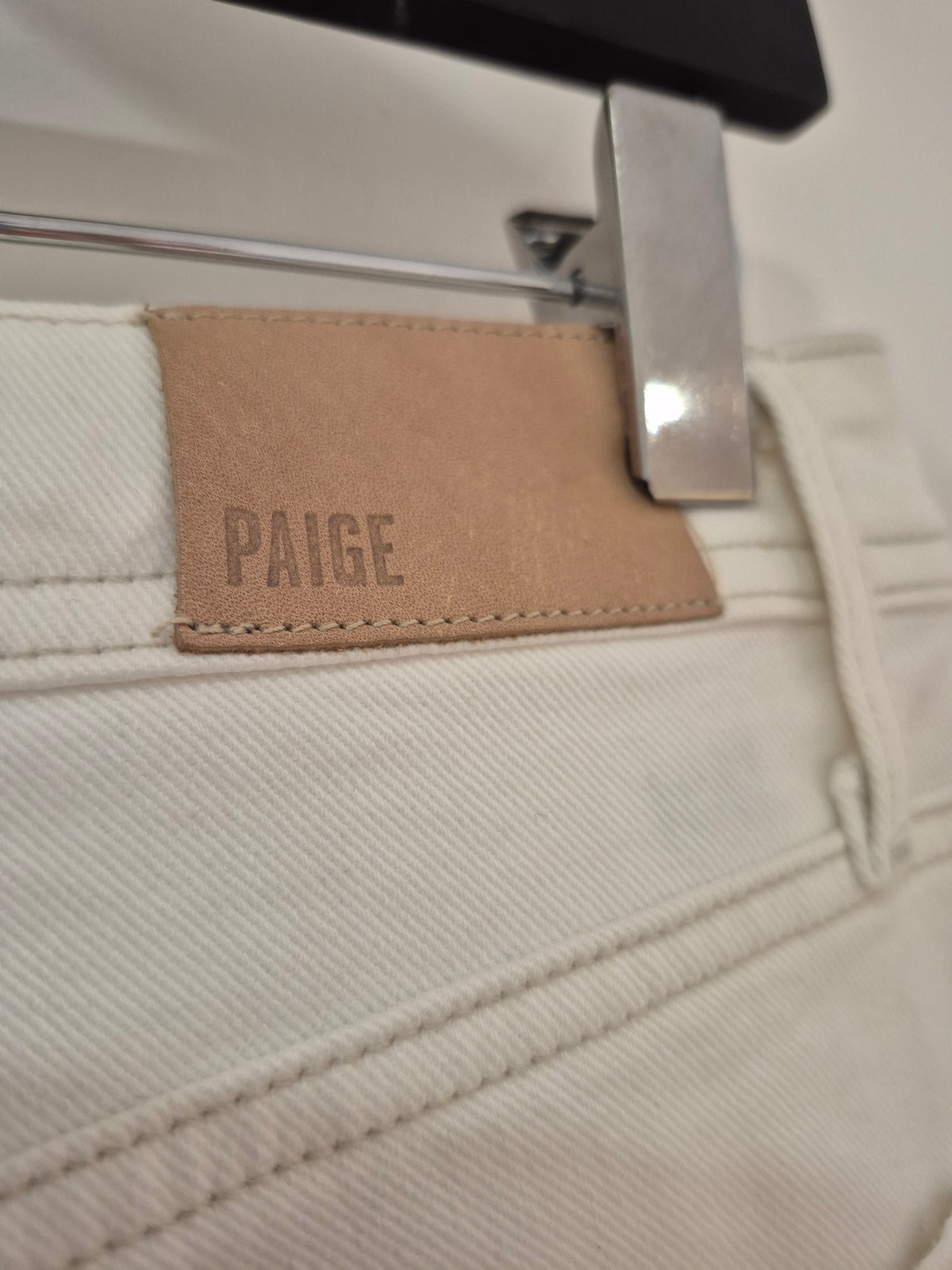 Paige slim jean Winter White Size 10